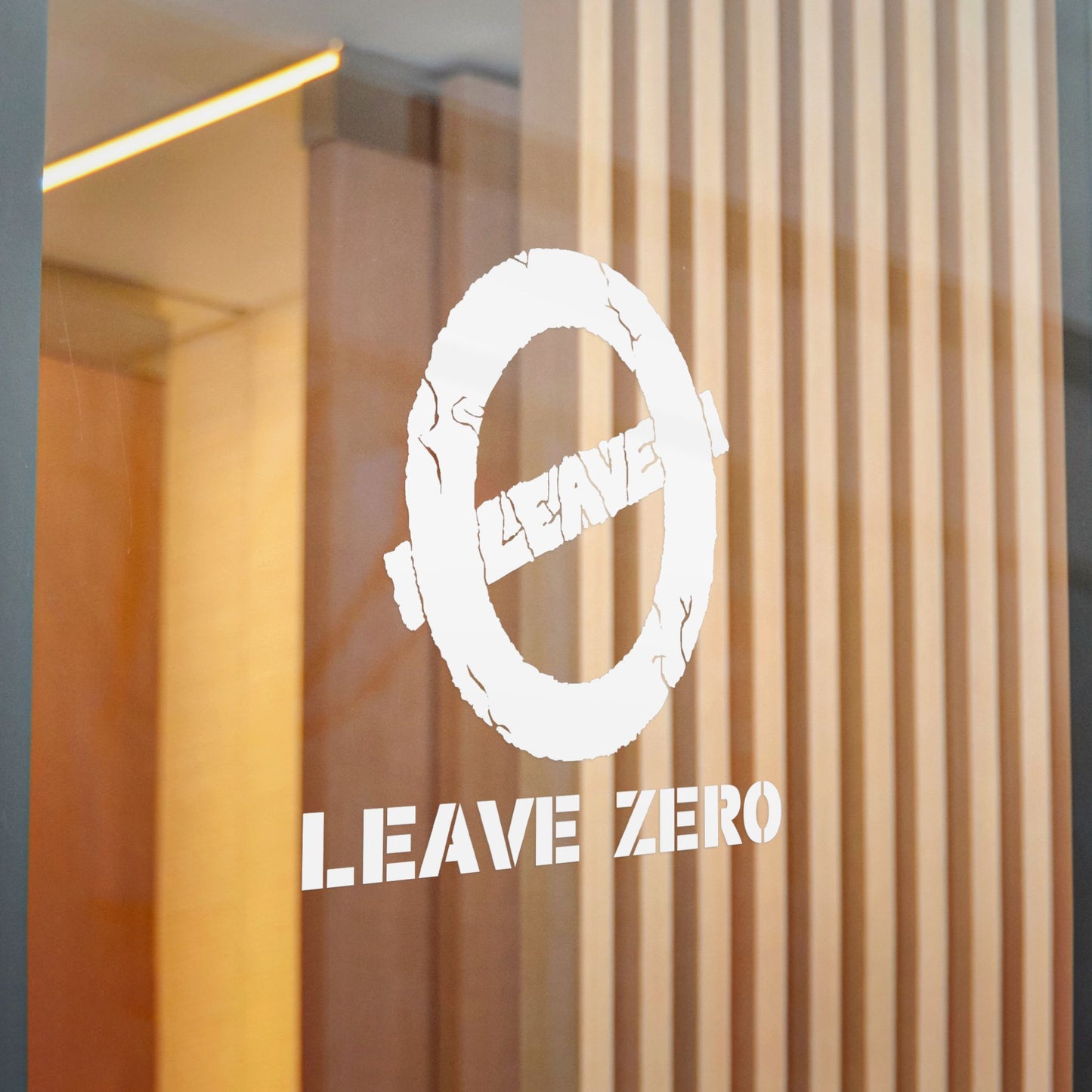 Original Leave Zero movement decal